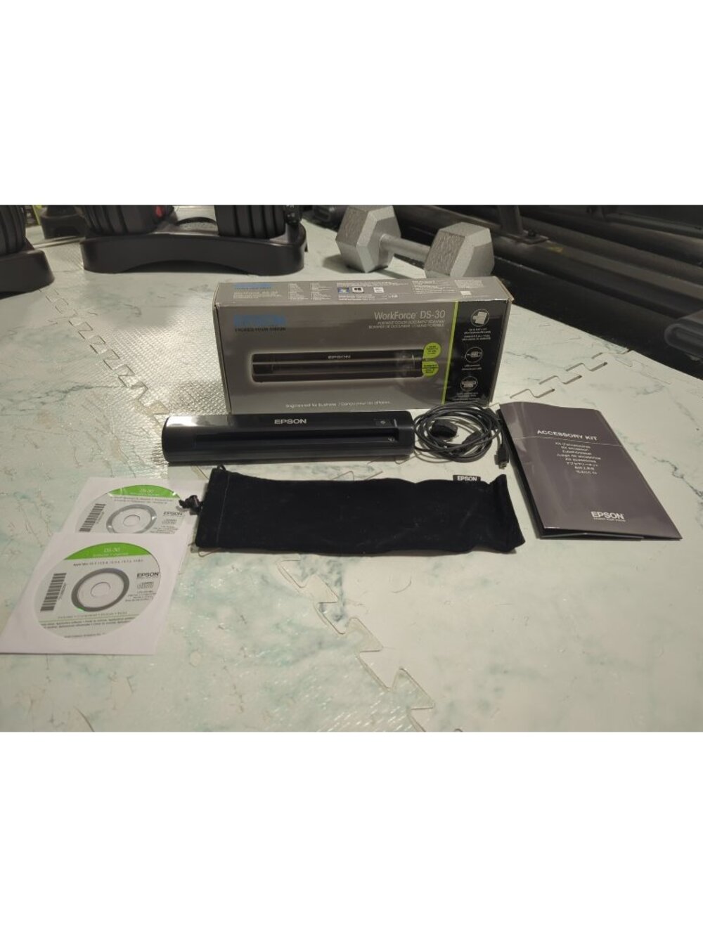 EPSON Workforce DS-30 Portable Color Document Scanner